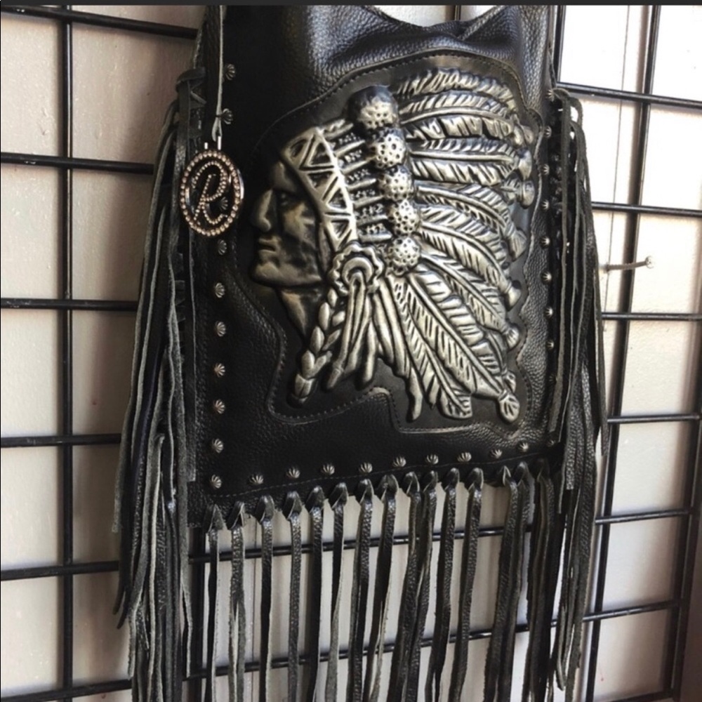 NWT Genuine Raviani Indian Head Purse